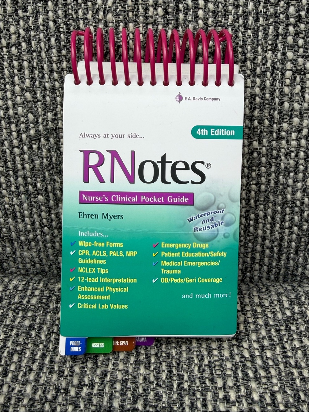 RNotes Nurse’s Clinical Pocket Guide 4th Edition Ehren Myers Nursing RN 2014